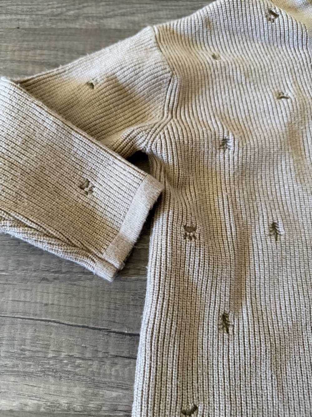Boy Zara neutral hordes knitted sweater - Picture 2 of 12